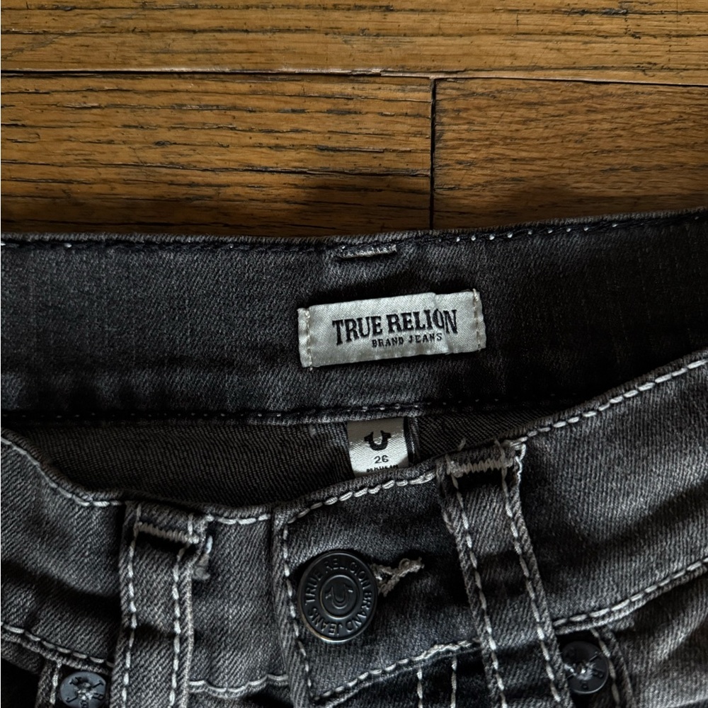 True Religion brown Jeans with Wide Leg - Picture 2 of 4